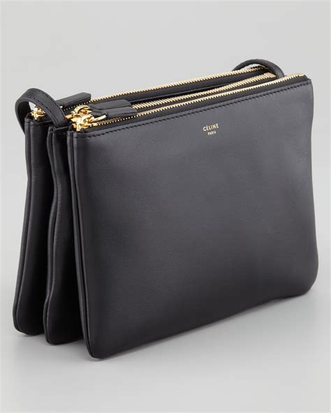 celine trio crossbody bag black|celine crossbody bag sale.